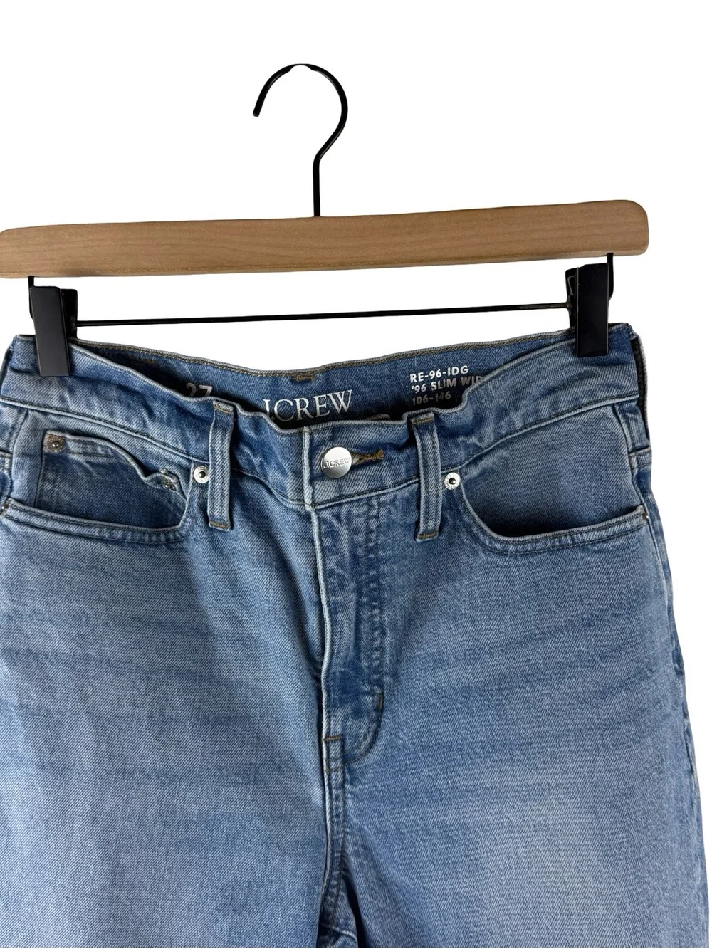 J. Crew High-rise slim-wide jean in 1996 semi-stretch